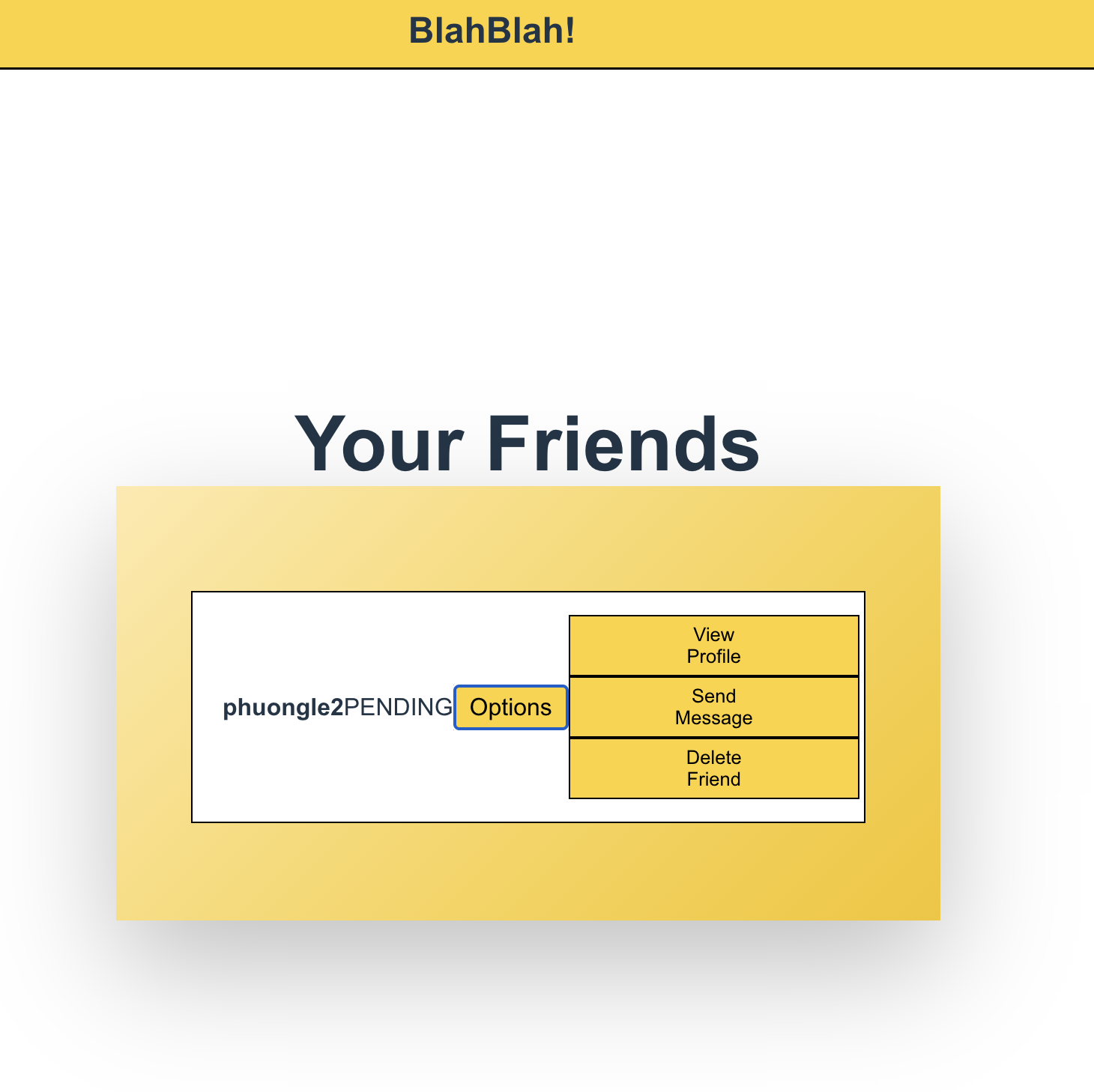 Messaging Application project image